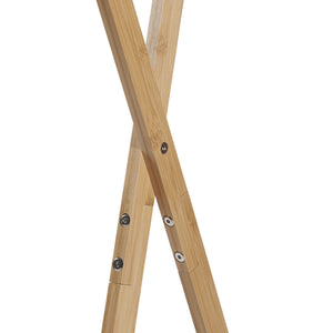 Hopfällbar klädhängare Iisalmi bambu [en.casa]