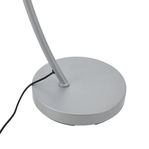 Golvlampa Stafford 159x75x35 cm metall grå [lux.pro]