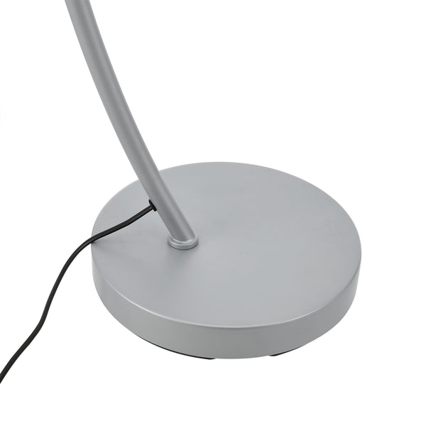 Golvlampa Stafford 159x75x35 cm metall grå [lux.pro]