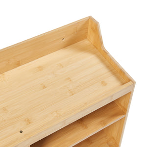 Verktygsorganisatör Gjemnes 86x25x45 cm bambu [en.casa]