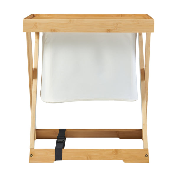 Hattfjelldal picknickbord 53x48x32cm bambu [en.casa]