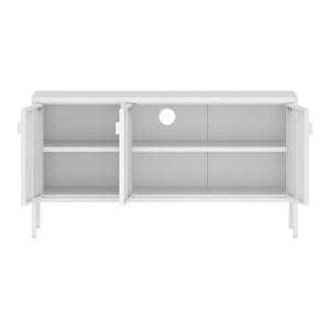 TV-bänk Castelli 114 x 40 x 60 cm stål [en.casa]