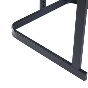 Sidobord Laxå set om 2 metall glas [en.casa]