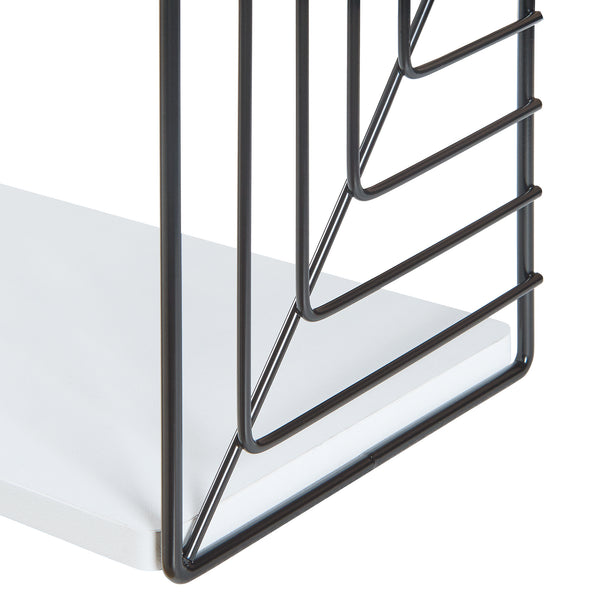 Vägghylla Moss 39x18x23 cm metall [en.casa] 
