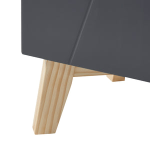 Högskåp Overath 160x30x30cm Grå [en.casa]