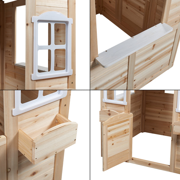 Lekstuga Acciano 131x113x97 cm tallträ [casa.pro]