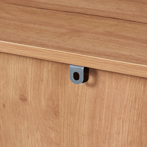 Sideboard Varkaus 75x140x40cm MDF ekutseende [en.casa]