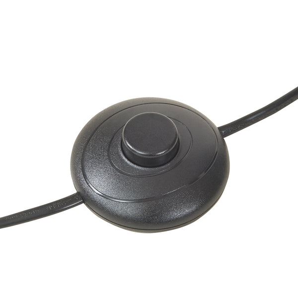 Golvlampa Barnard Metall 159 cm Svart [lux.pro]