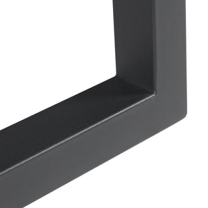 Bordställ 2-pack Lunderskov 35x50cm Svart [en.casa]