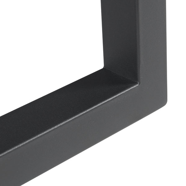 Bordställ 2-pack Lunderskov 35x50cm Svart [en.casa]