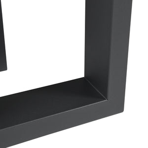 Bordställ 2-pack Marstal 42x40cm Svart [en.casa]