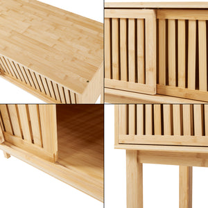 Avlastningsbord Ørland 110x39x80,5 cm bambu [en.casa]