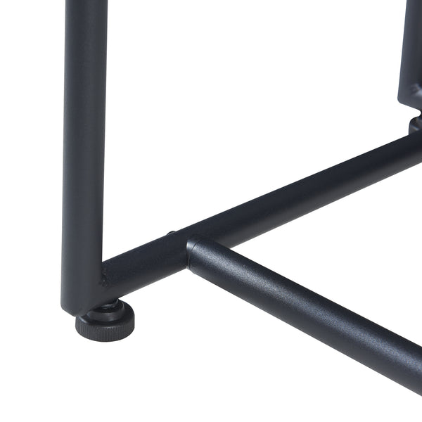 Konsolbord Nordfron 120x40x75 cm Marmor, vit [en.casa]