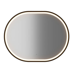 Tvättställ Skelbolu 80x57x39 cm med LED-spegel Eklook [en.casa]