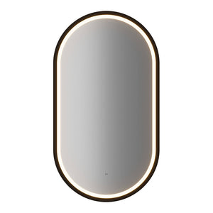 Tvättställ Skelbolu 50x57x39 cm LED-spegel Eklook [en.casa]