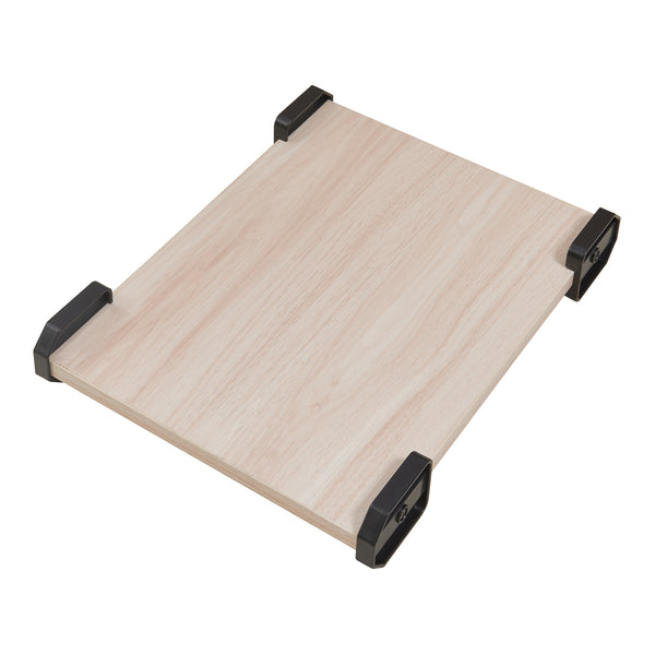 Skrivbord Tarielarg med PC-ställ L-format 158x120x75 cm Eklook [en.casa]