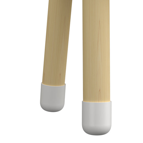 Barnsminkbord med stol Vestnes Cotton Candy/Vit [en.casa]