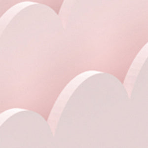 Barnhylla Vestnes 48x61x30 cm Cotton Candy/Vit [en.casa]