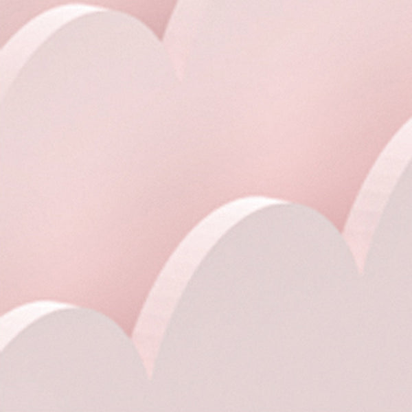 Barnhylla Vestnes 48x61x30 cm Cotton Candy/Vit [en.casa]