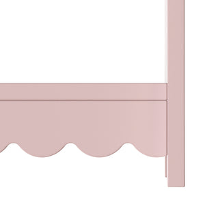 Barnklädhängare Vestnes 90x80x38 cm Cotton Candy/Vit [en.casa]