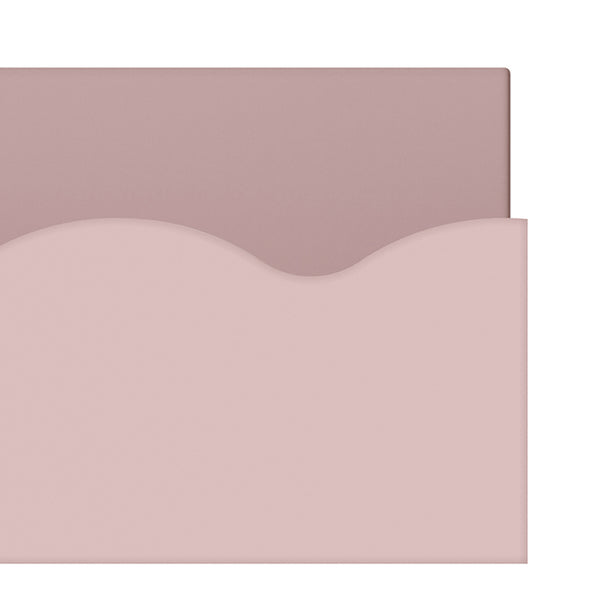 Barnväggshylla 2-pack Vestnes 60x10x5 cm Cotton Candy [en.casa]