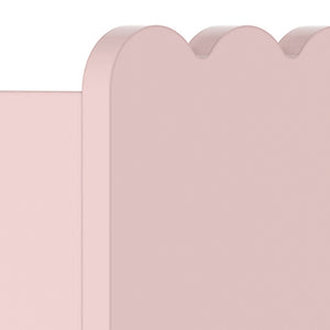 Barnväggshylla 2-pack Vestnes 40x10x10 cm Cotton Candy [en.casa]