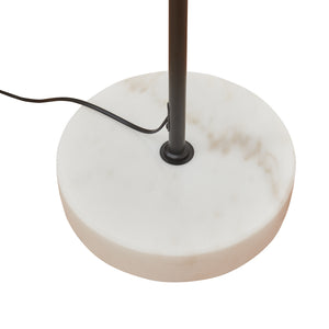 Golvlampa Vatka GU10 Metall Svart / Marmor, vit [lux.pro]