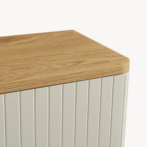 Väggskåp Ferrersp 50x45x24 cm Eklook/Sandfärgad [en.casa]