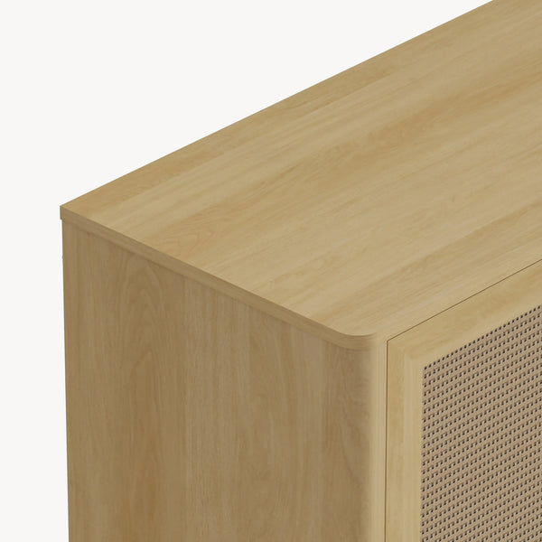 Sideboard Lukhomso 83x80x40 cm Eklook/Rattanlook [en.casa]
