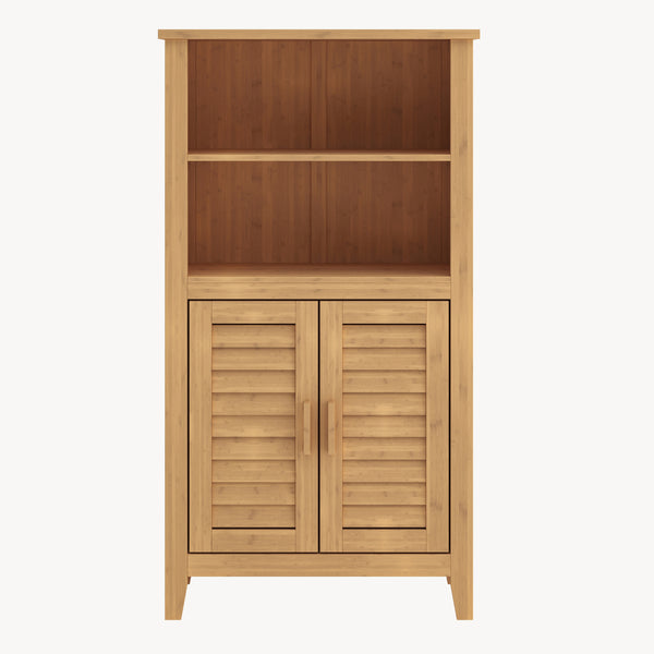 Sidobord Rirg 92x50x25 cm Bambus Natur [en.casa]