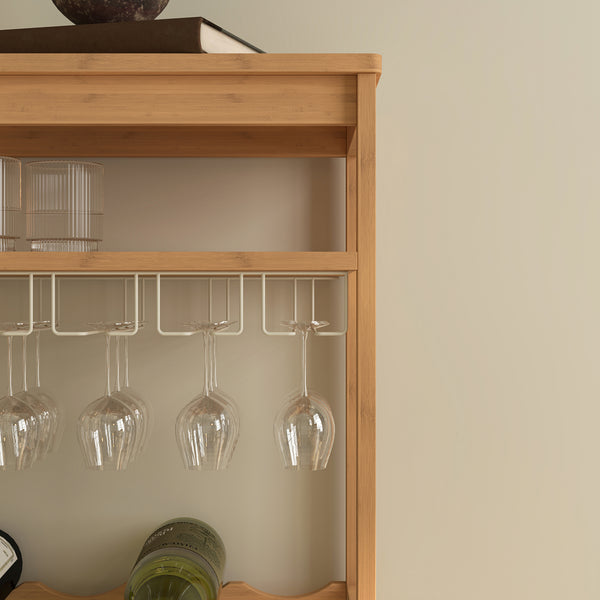 Vinhylla Fillby 100x47x29 cm Bambus Natur [en.casa]
