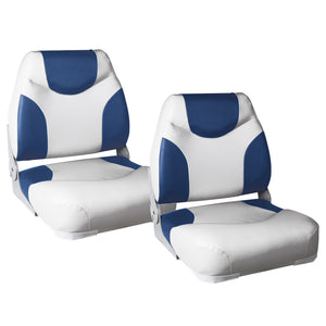 [pro.tec]® Fällbar båtstol-set 2-i flera färger-42,5x41x50cm