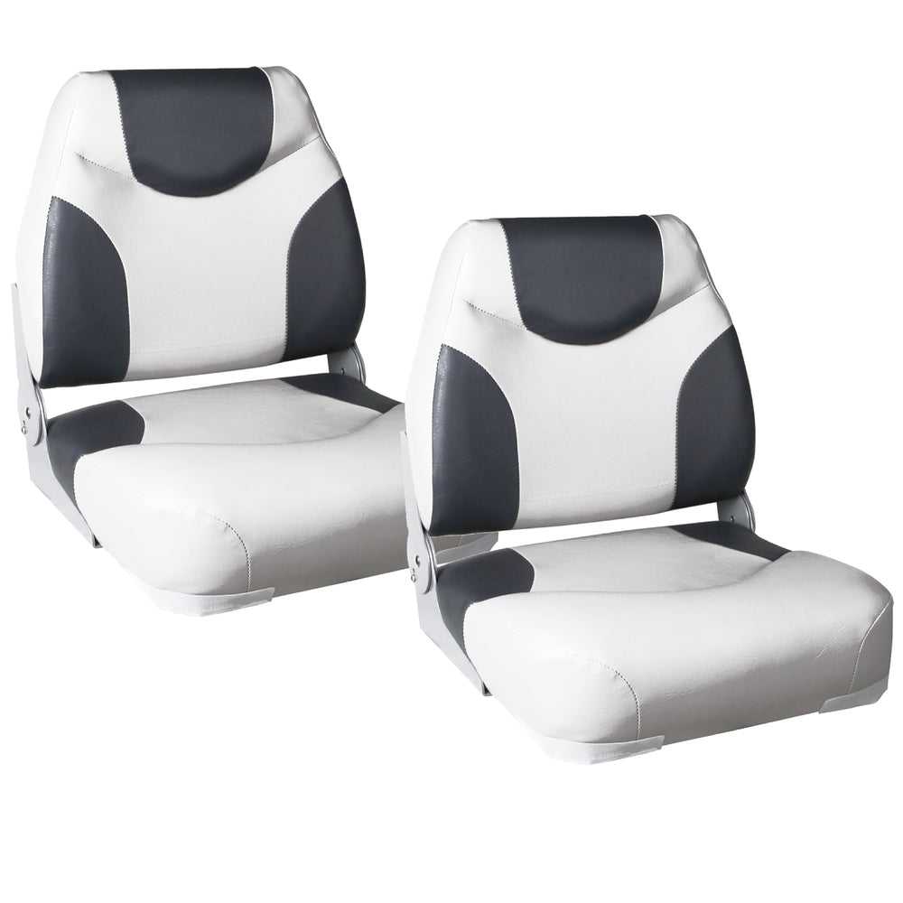 [pro.tec]® Fällbar båtstol-set 2-i flera färger-42,5x41x50cm