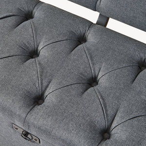 Sittbänk Malmöhus med förvaring 110x48x75cm [en.casa]