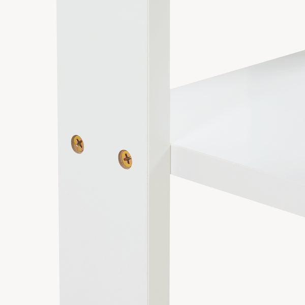 Sidobord Thyholm 55x30x30 cm Vit [en.casa]