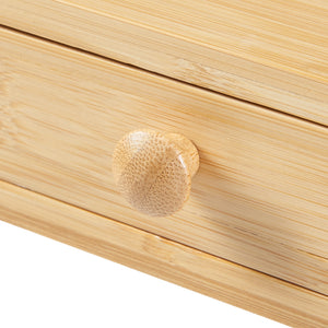 Monitorstativ Hallstahammar 56x18x9,5 cm bambu [en.casa]