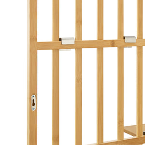Vägghylla Røst 120x80x13cm Bambus [en.casa]