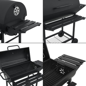 Armento grillvagn 95x108x61cm svart [casa.pro]