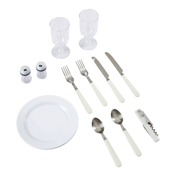 Picknickkorg Folldal för 2 personer 40x28x25 cm [casa.pro]