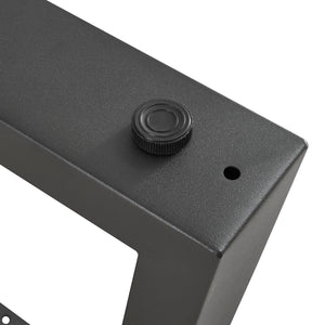 Bordställ 2-pack Marstal 42x40cm Svart [en.casa]