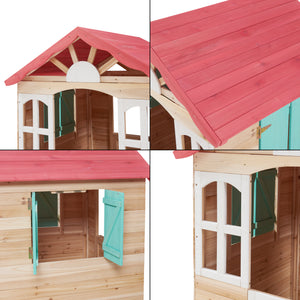 Barnlekshus Lulä Lekstuga 130x115x101 cm Trä [casa.pro]