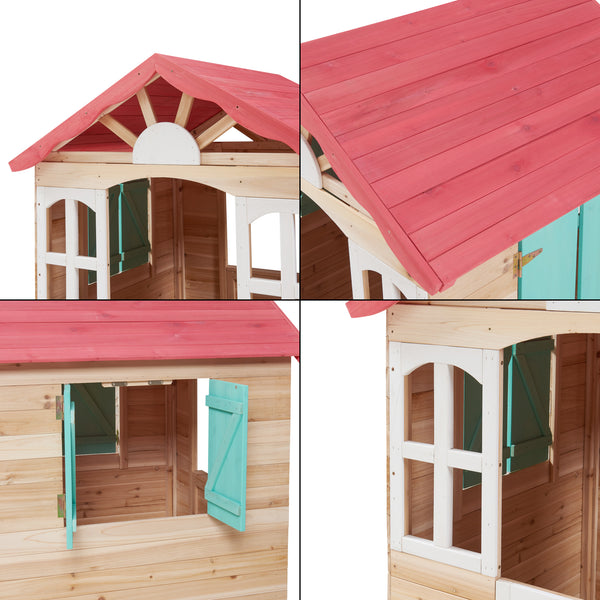 Barnlekshus Lulä Lekstuga 130x115x101 cm Trä [casa.pro]
