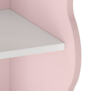 Barnhörnhylla Vestnes 108x27x27 cm Cotton Candy/Vit [en.casa]