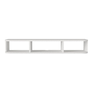 TV-lågt skåp hängande Oundsvas 120x30x19 cm Vit [en.casa]
