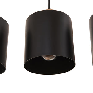 Taklampa Posdand 130x90x14 cm Trä/Svart [lux.pro]