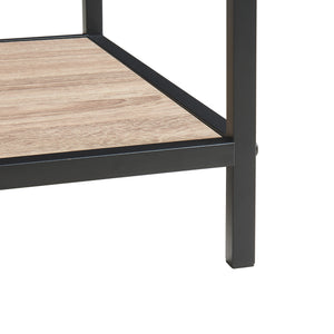 Konsolbord Belana 110x40x80 cm Svart/Eklook [en.casa]