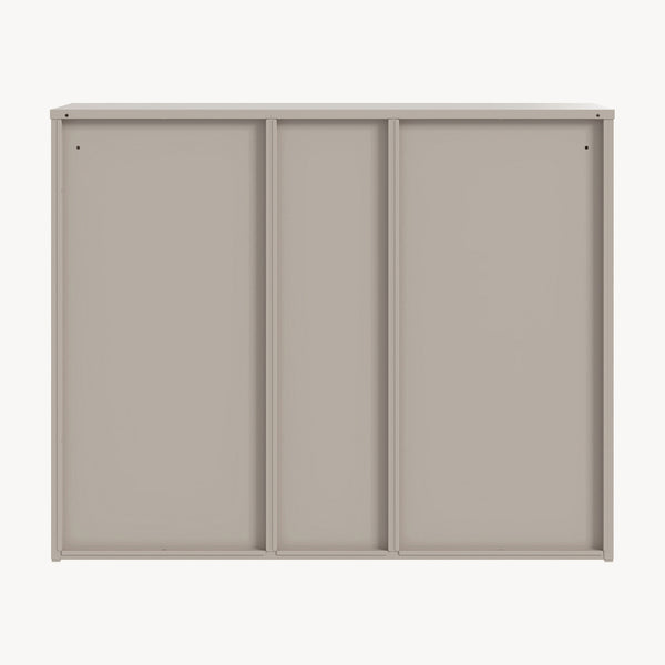 Arkivskåp Kliri Stål 100x32x81 cm Kamelfärgat [en.casa]