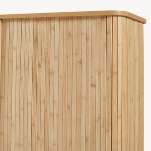 Sidobord Nordkapp 100x40x80 cm Bambus [en.casa]