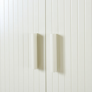 Toalettsskåp Ferrersp 160x63x20 cm Eklook/Sandfärgad [en.casa]