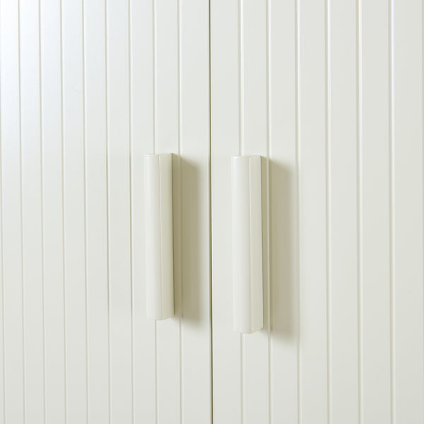Toalettsskåp Ferrersp 160x63x20 cm Eklook/Sandfärgad [en.casa]